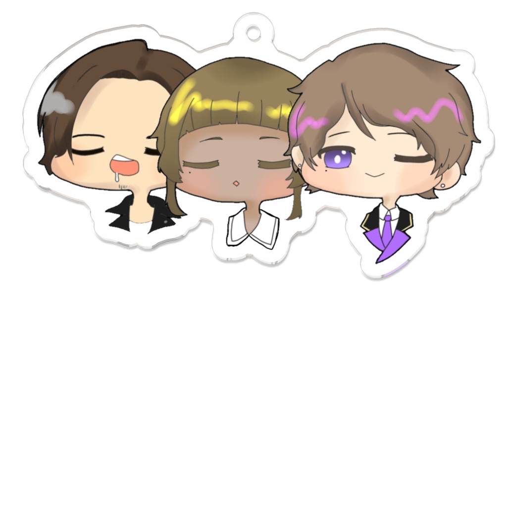 おねむぴすけす アクリルキーホルダー