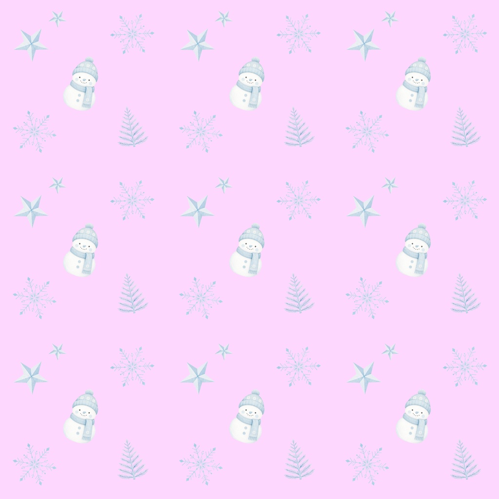 北欧風 水彩タッチ 大人かわいいクリスマス柄ペデジタルペーパー12枚セット 手帳デコ・ラッピング
