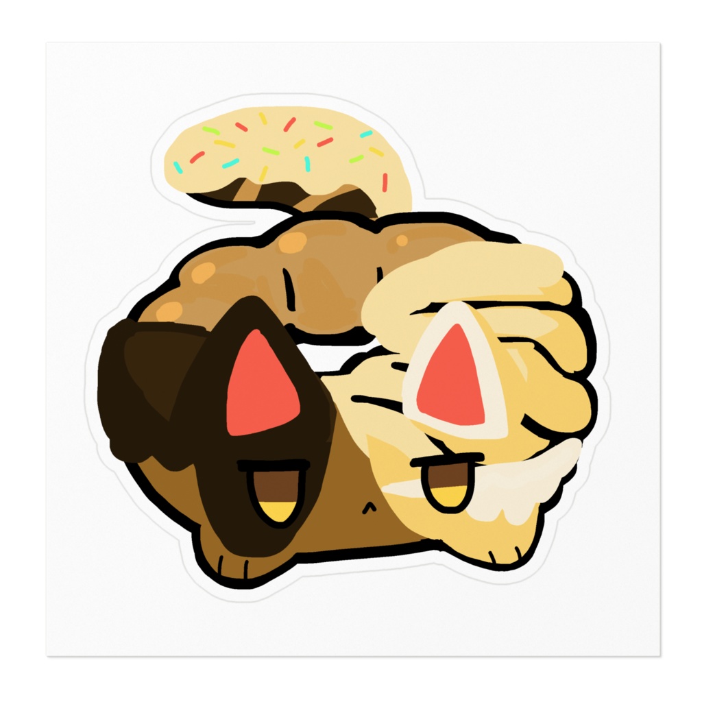 ドーナツキメラ(γ)のステッカー