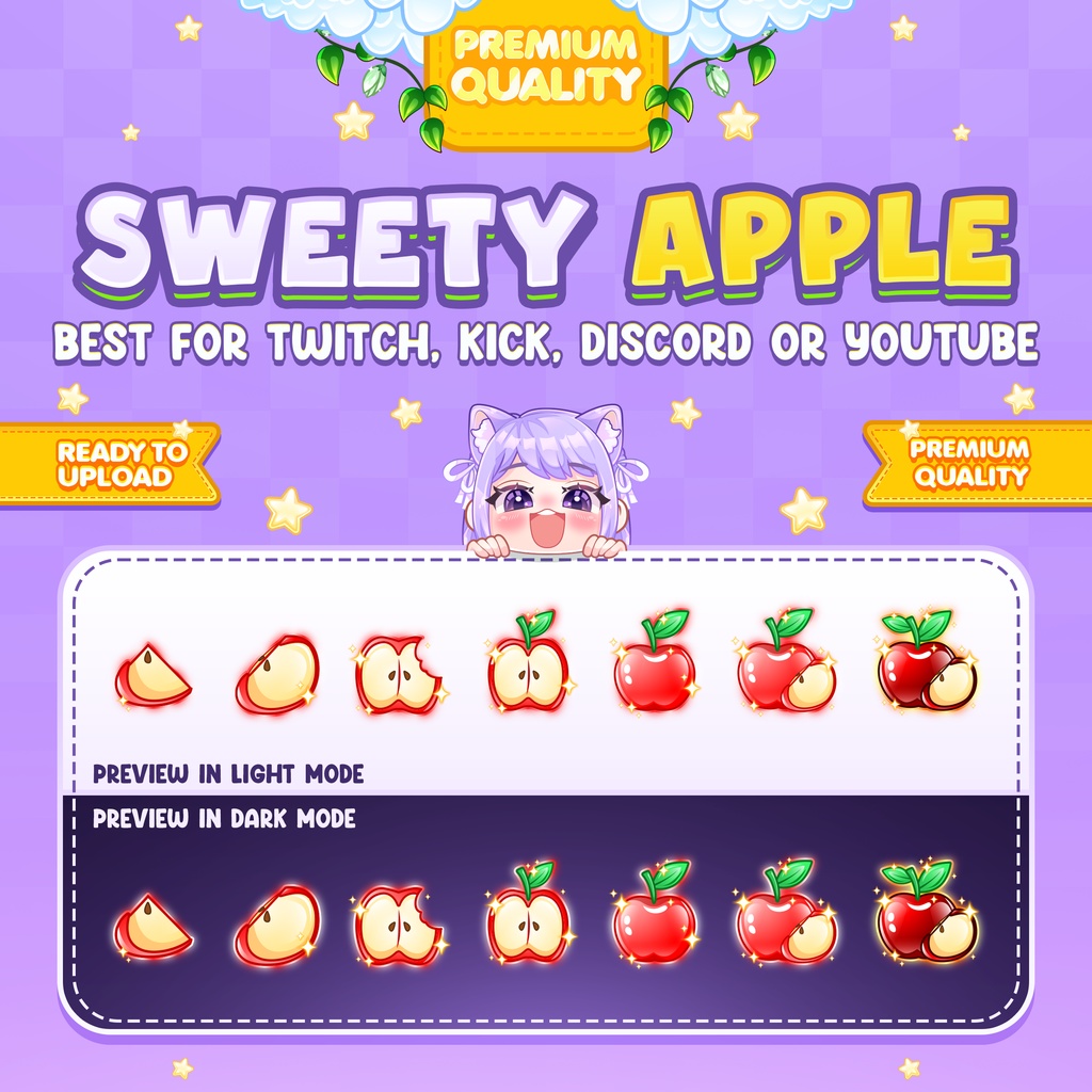 SWEETY FRUIT BUNDLE BADGES READY TO USE!