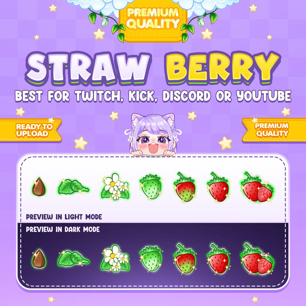 SWEETY FRUIT BUNDLE BADGES READY TO USE!