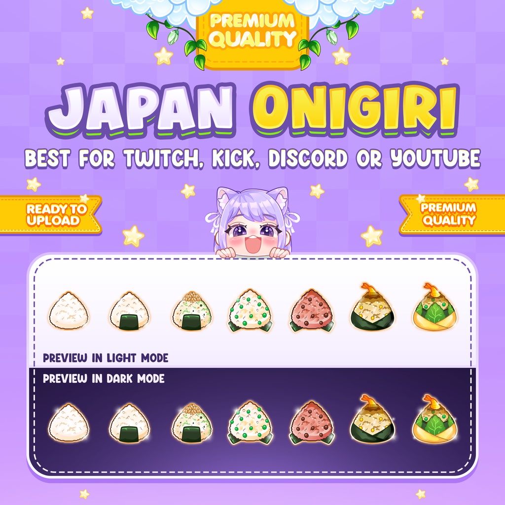 Friezy Foodies Bundle Sub Badges or Bit Badges for Twitch, Discord, Facebook, and Youtube