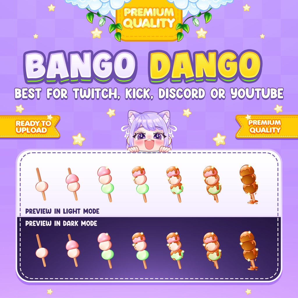 Friezy Foodies Bundle Sub Badges or Bit Badges for Twitch, Discord, Facebook, and Youtube