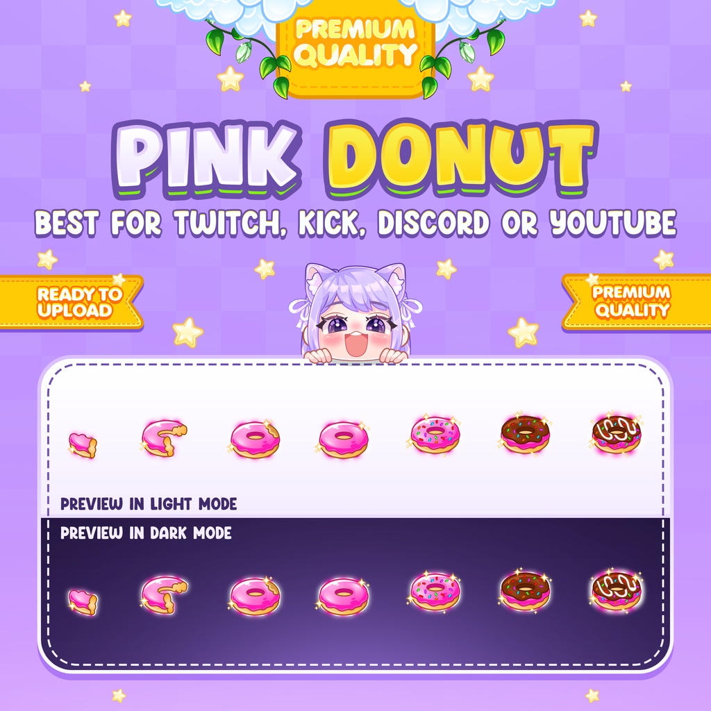 Sweety Cookies Bundle Sub Badges or Bit Badges for Twitch, Discord, Facebook, and Youtube