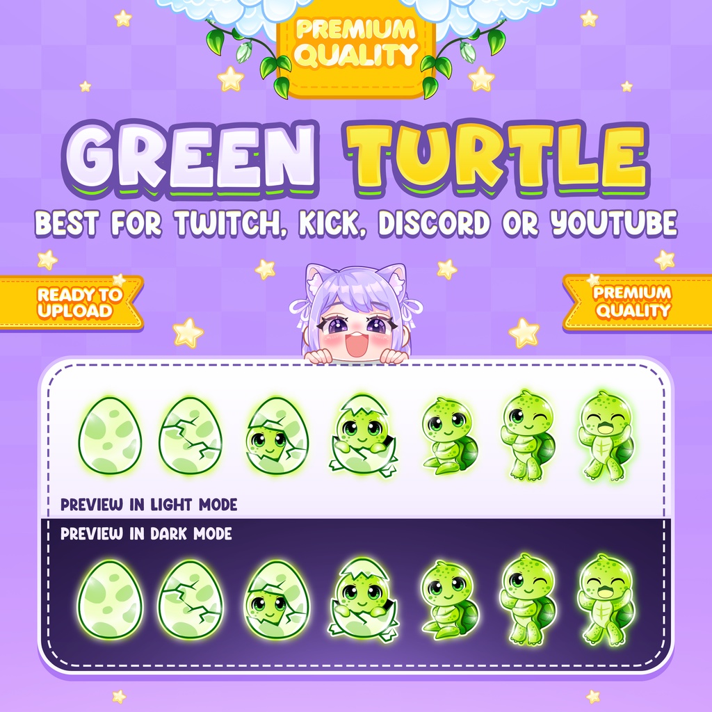 Kawaii Animals Bundle Sub Badges or Bit Badges for Twitch, Discord, Facebook, and Youtube