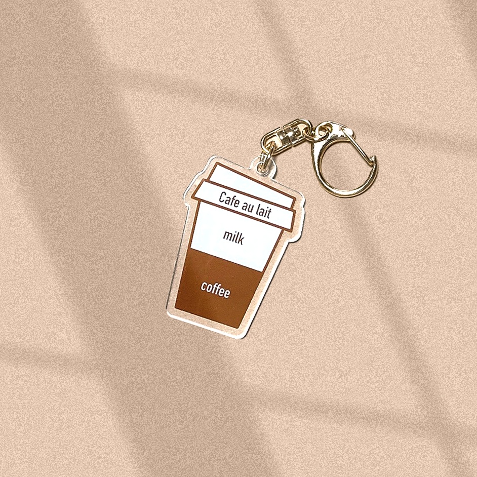 アクリルキーホルダー/Café au lait（カフェオレ）