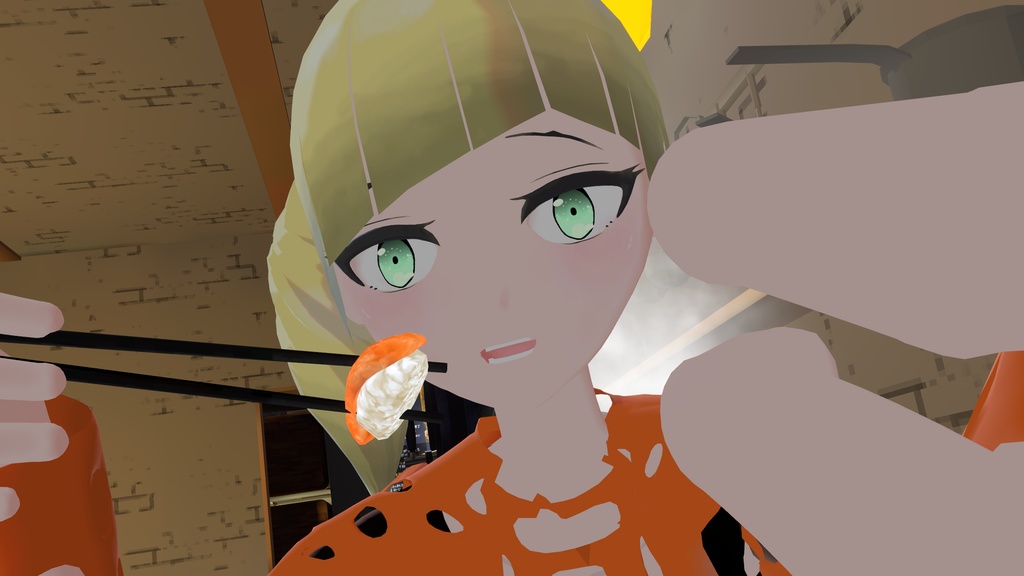 【VRChat想定無料配布モデル】石楠花 -syakunage -【Free Model】