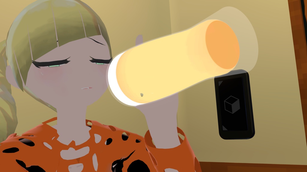 【VRChat想定無料配布モデル】石楠花 -syakunage -【Free Model】