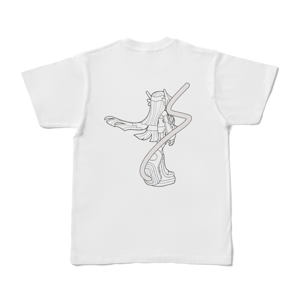 transparent t-shirt in mono