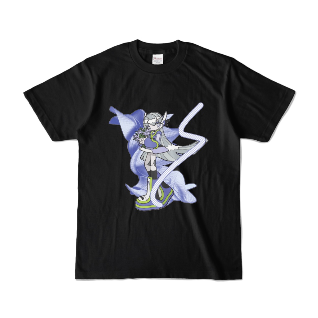 transparent t-shirt black