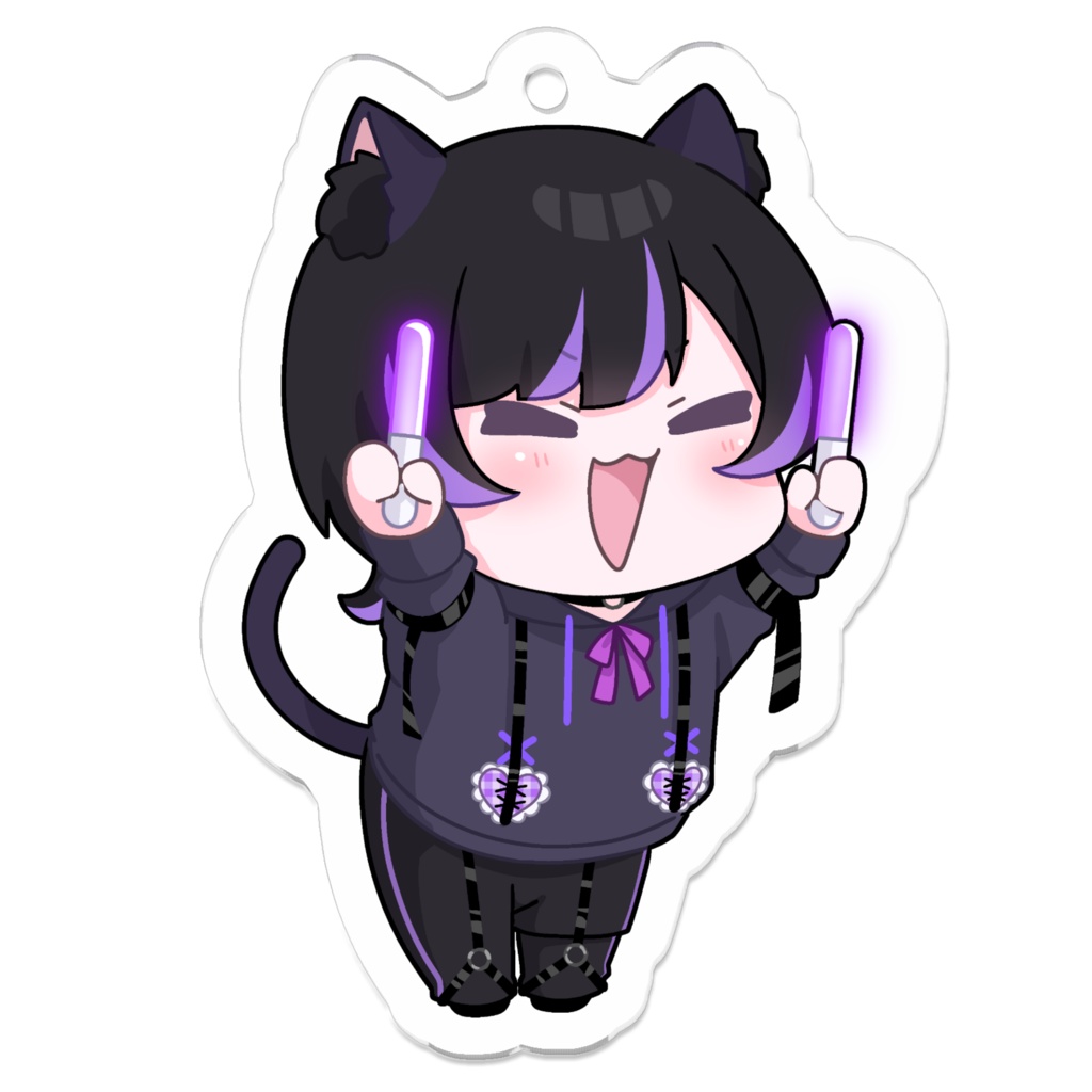 黒民キーホルダー