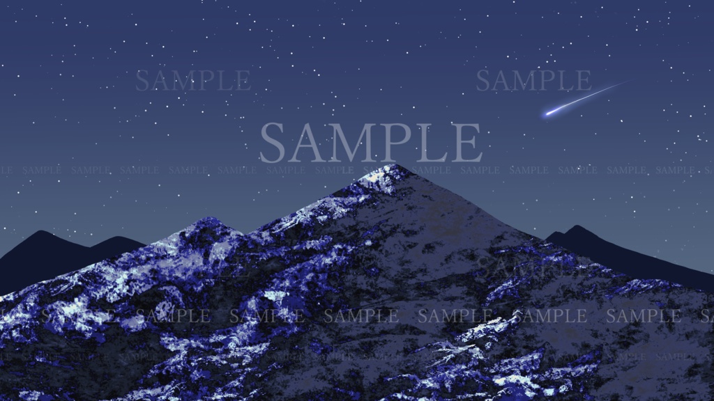 【無料あり】背景イラスト(山) 差分+おまけ合計49枚