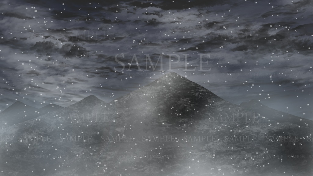 【無料あり】背景イラスト(山) 差分+おまけ合計49枚