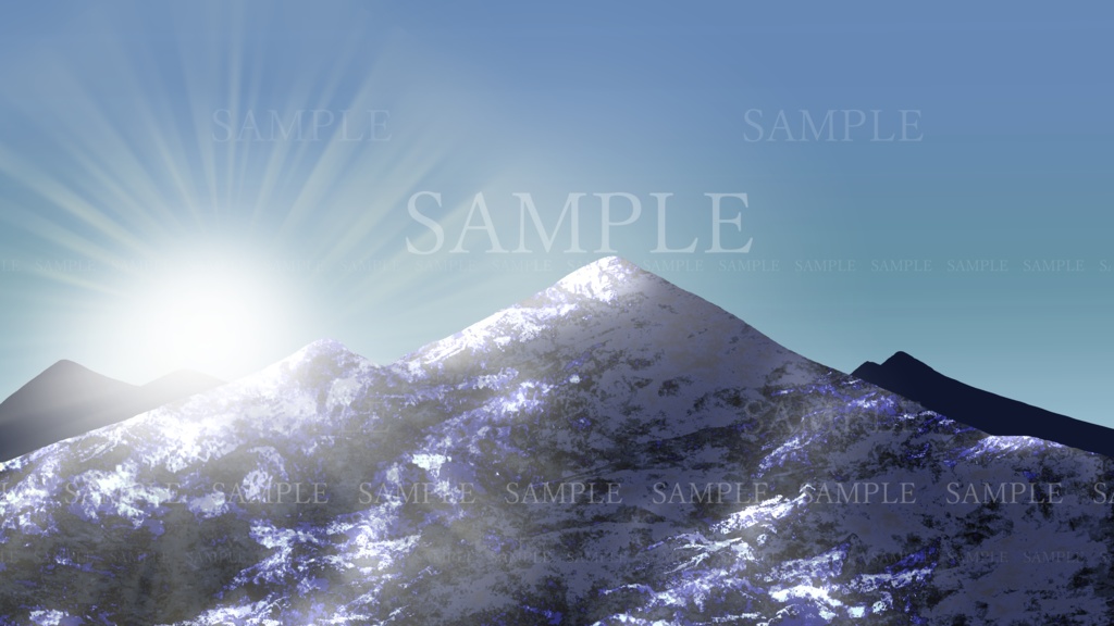 【無料あり】背景イラスト(山) 差分+おまけ合計49枚