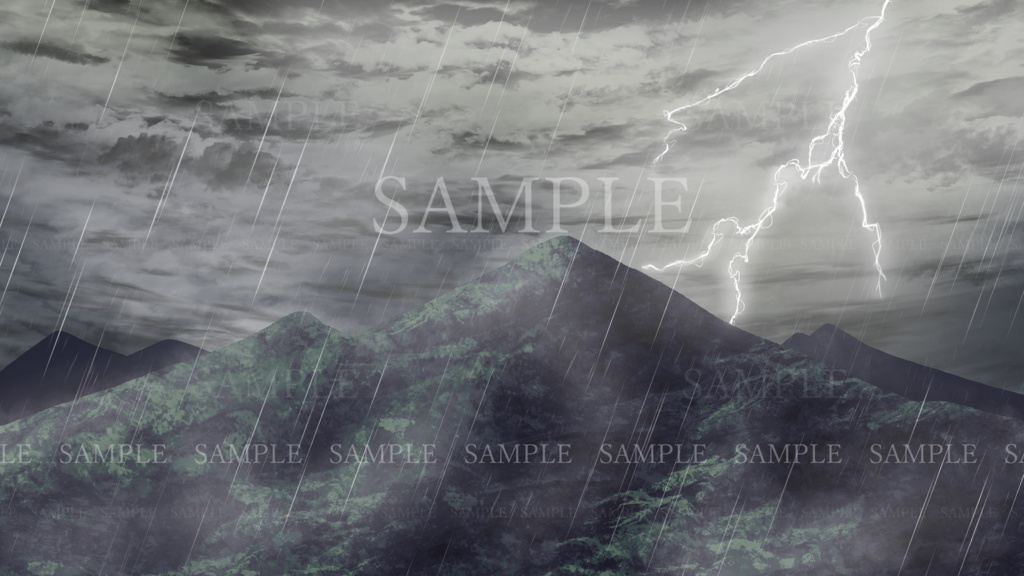 【無料あり】背景イラスト(山) 差分+おまけ合計49枚