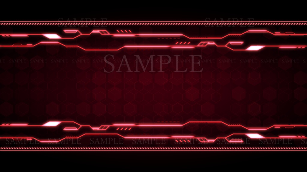 サイバー風/動画素材「Loading画面」(全5色)