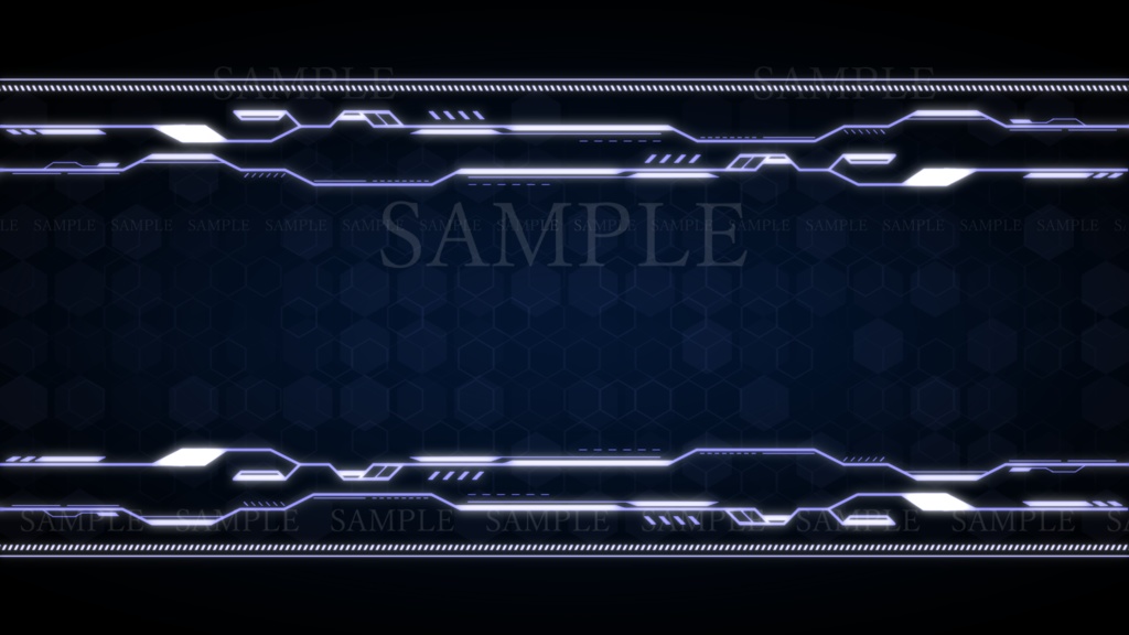 サイバー風/動画素材「Loading画面」(全5色)