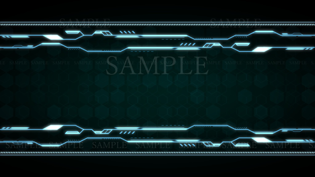 サイバー風/動画素材「Loading画面」(全5色)