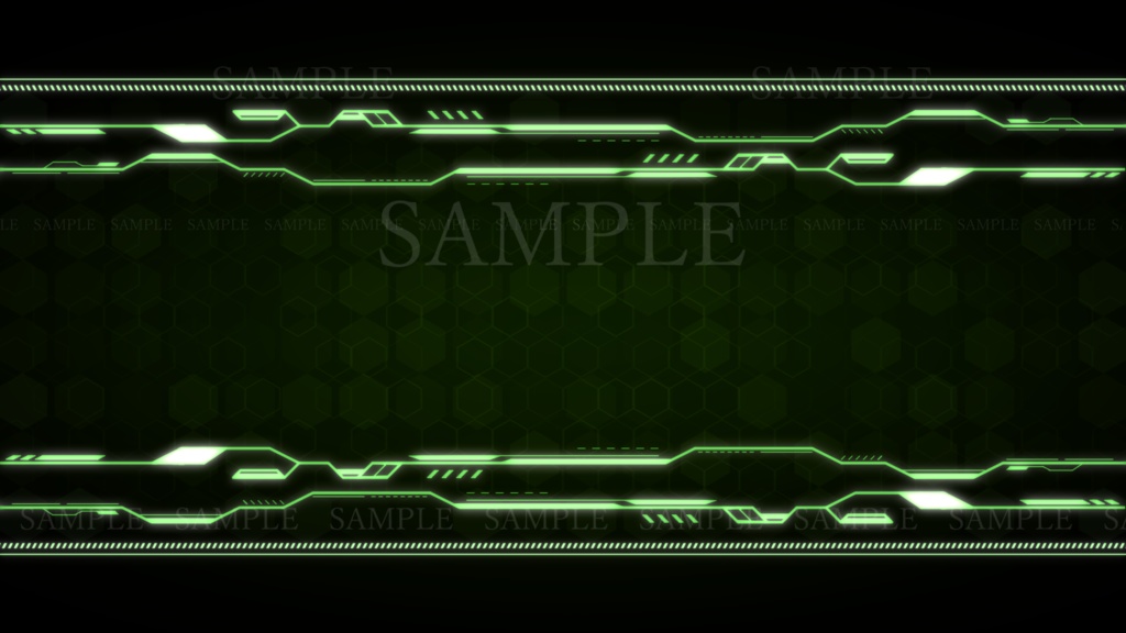 サイバー風/動画素材「Loading画面」(全5色)