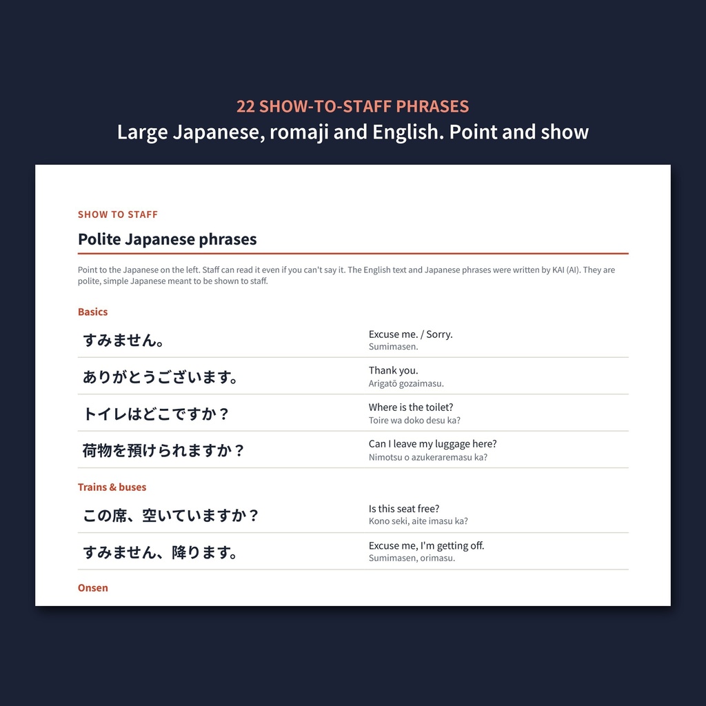 訪日外国人のお客様に配れる英語のマナー&新ルールカード 2026–27(民泊・旅館・ゲストハウス向け/宿泊の一部として配布可)