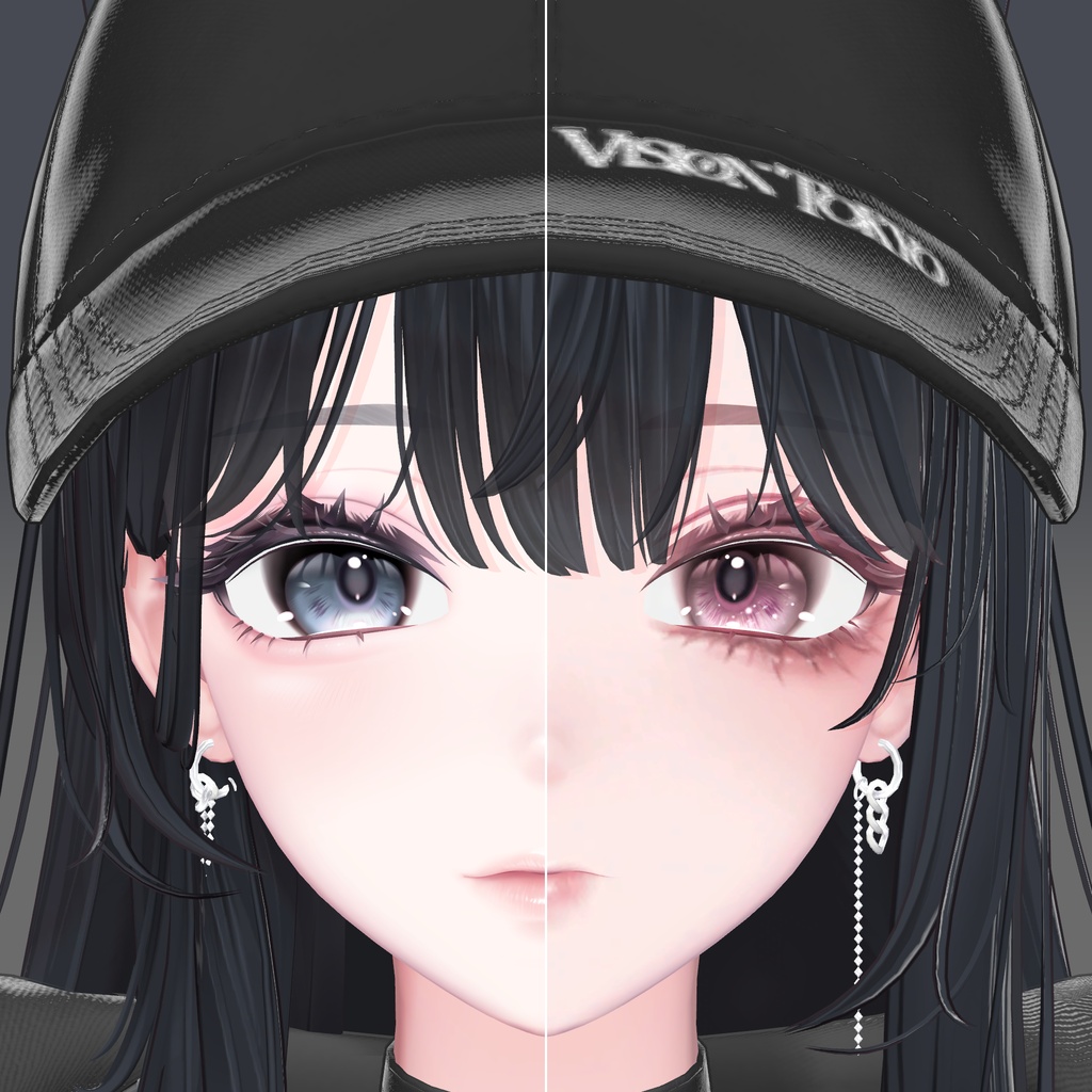 【海咲 Misaki 対応】Velvet Rose|Eye & Make Texture Set