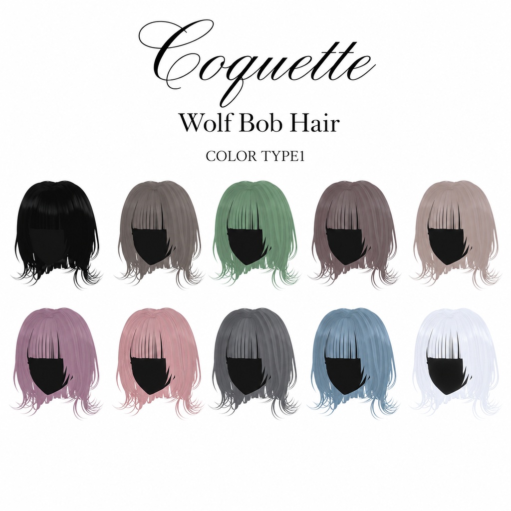 Wolf Bob Hair ウルフボブヘア