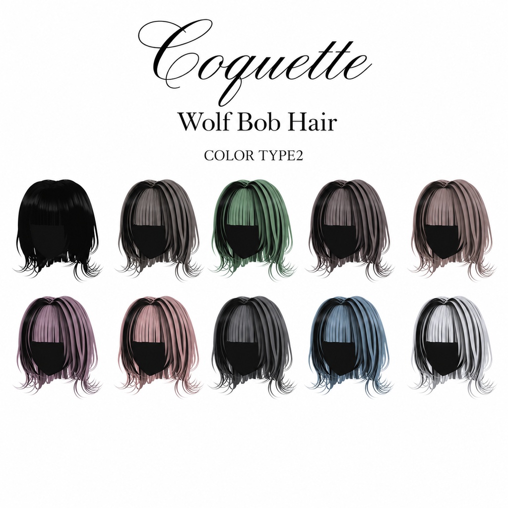 Wolf Bob Hair ウルフボブヘア