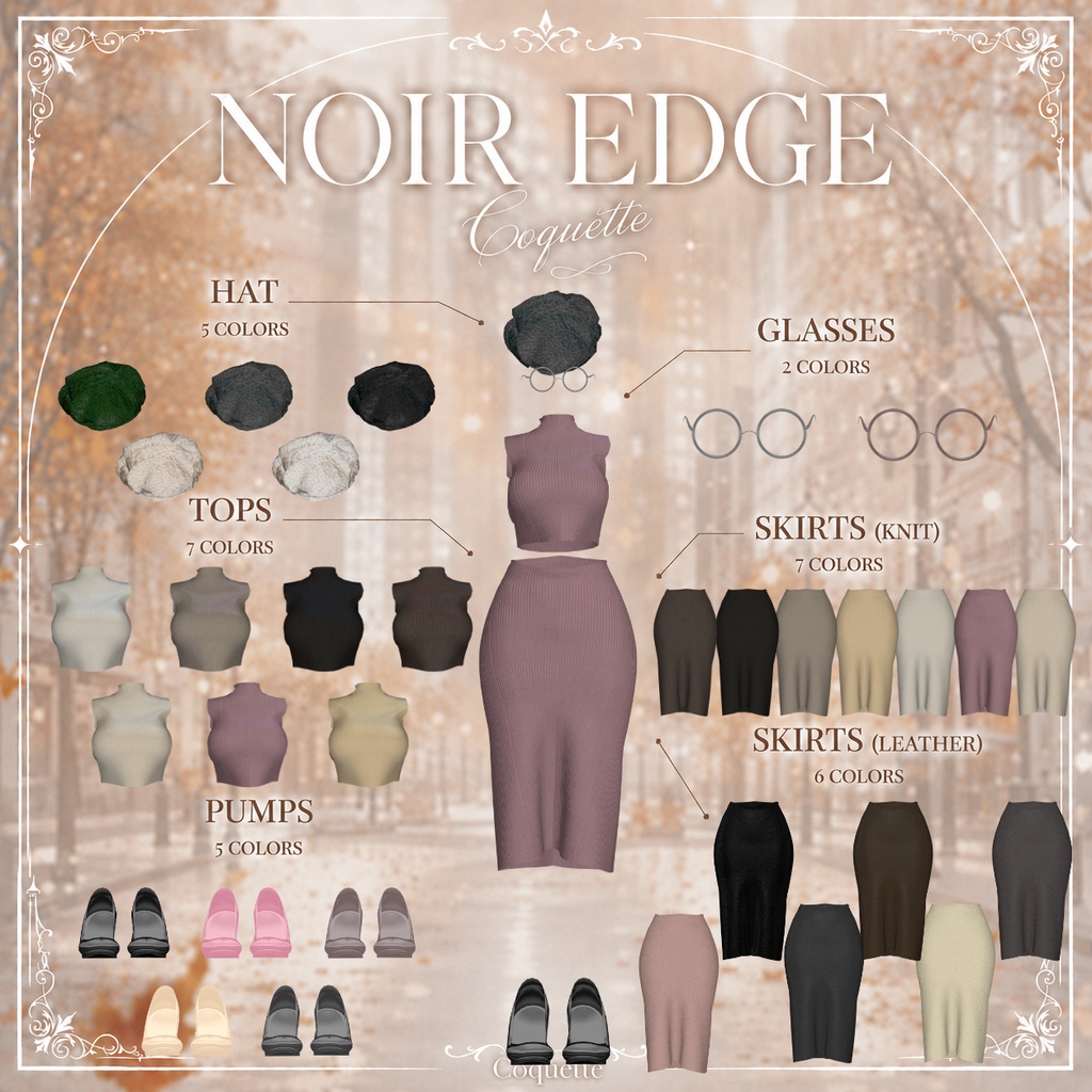NOIR EDGE|Autumn Outfit
