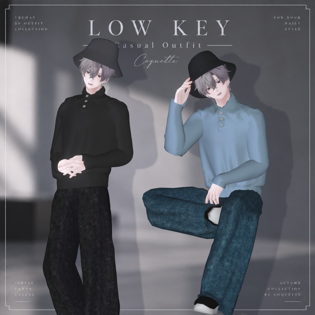 ⚡発売記念セール⚡LOW KEY|Casual Outfit 狛乃/水瀬/Alue(+head)/彼方対応