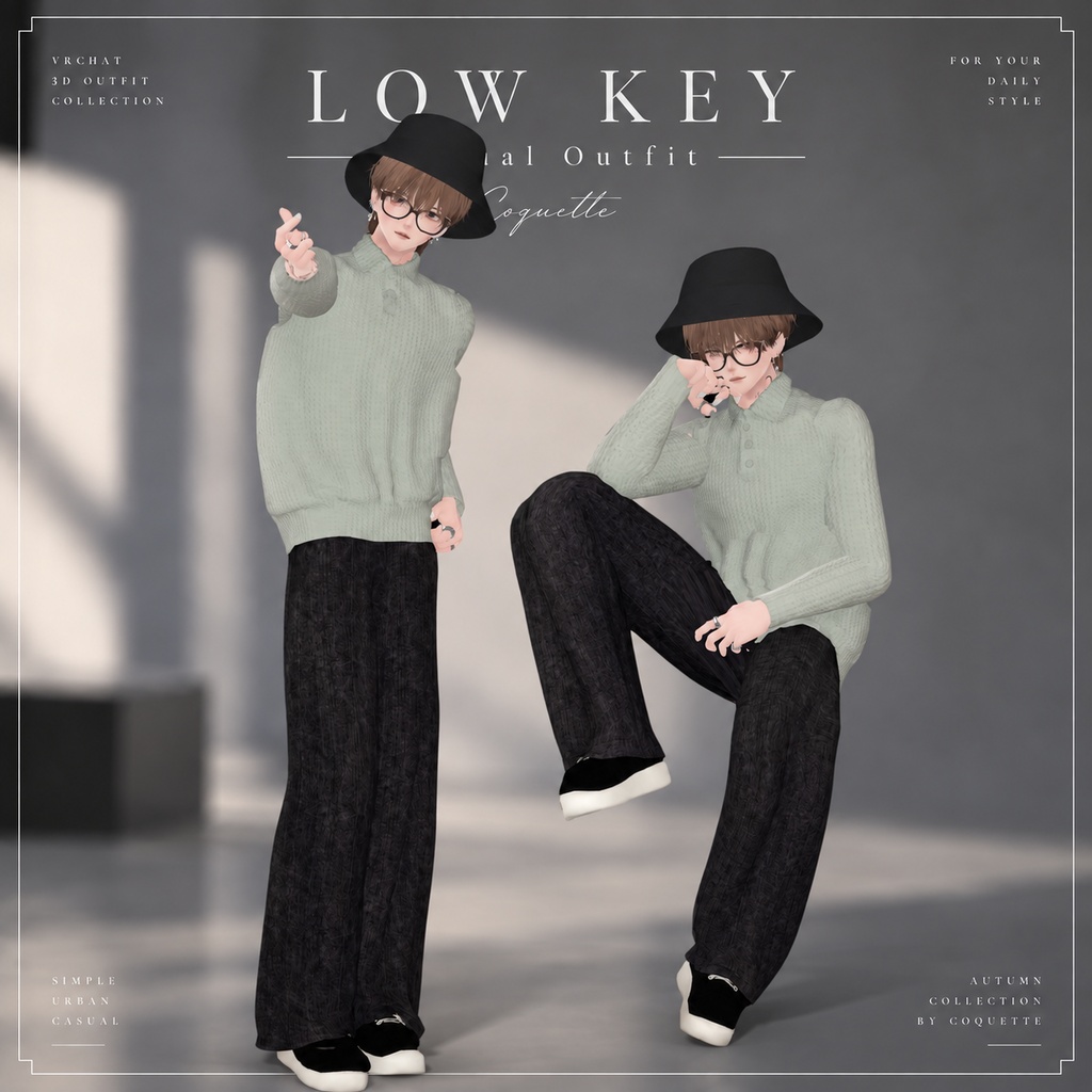 ⚡発売記念セール⚡LOW KEY|Casual Outfit 狛乃/水瀬/Alue(+head)/彼方対応