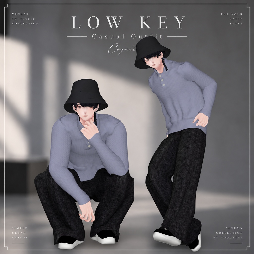 ⚡発売記念セール⚡LOW KEY|Casual Outfit 狛乃/水瀬/Alue(+head)/彼方対応