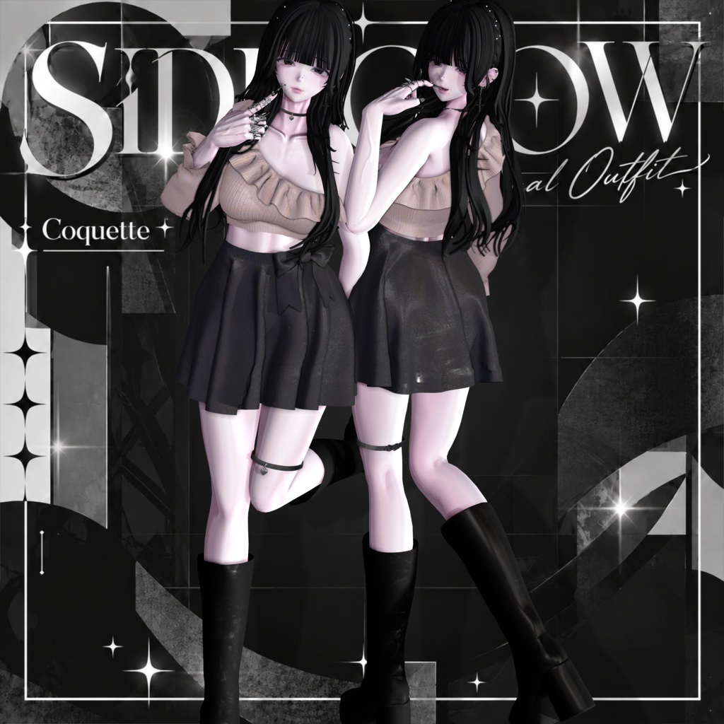 ✨発売記念セール✨【6アバター対応】SIDE GLOW|Casual Outfit