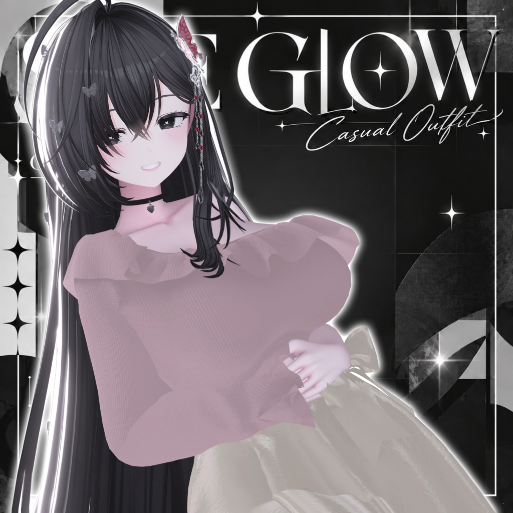 ✨発売記念セール✨【6アバター対応】SIDE GLOW|Casual Outfit