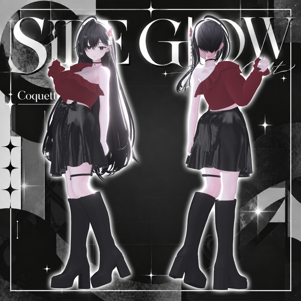 ✨発売記念セール✨【6アバター対応】SIDE GLOW|Casual Outfit