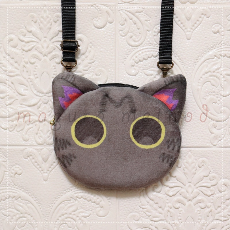 【予約受付】ふわふわちゃん ストラップ付 フェイスポーチ