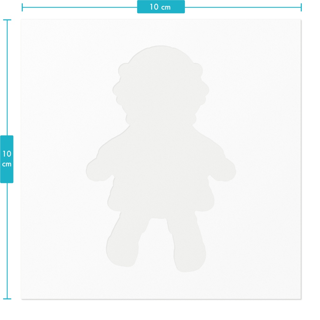ピンク髪&オッドアイの女の子ステッカー