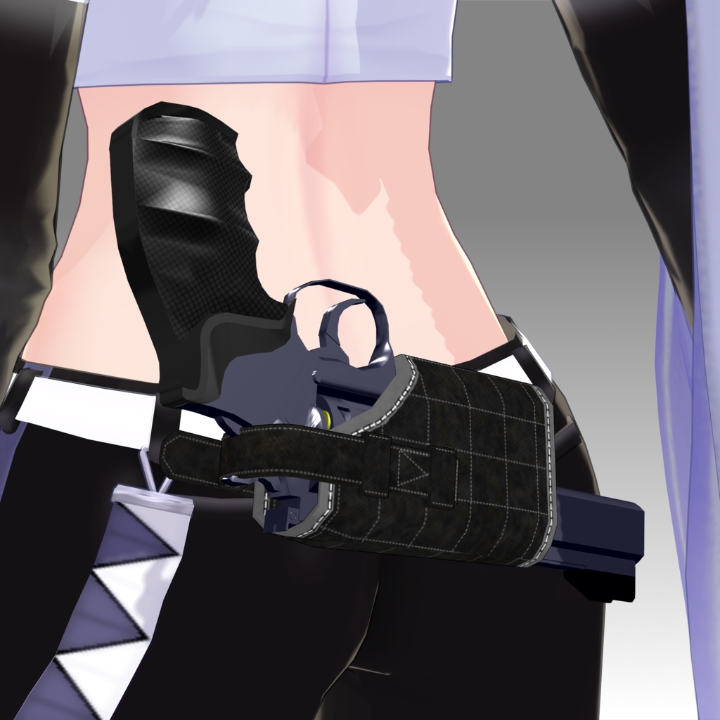 Holster【MMDモデル配布】