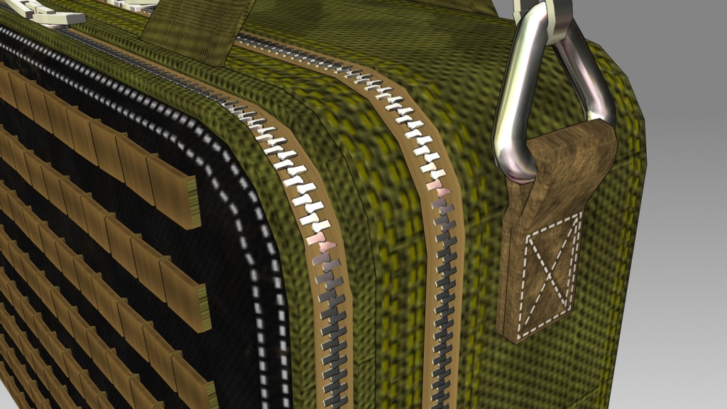 Molle System 3way bag 【MMDモデル配布】