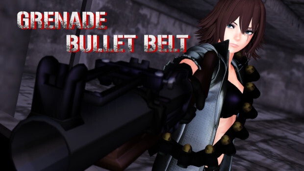 榴弾ベルト【MMDモデル配布】