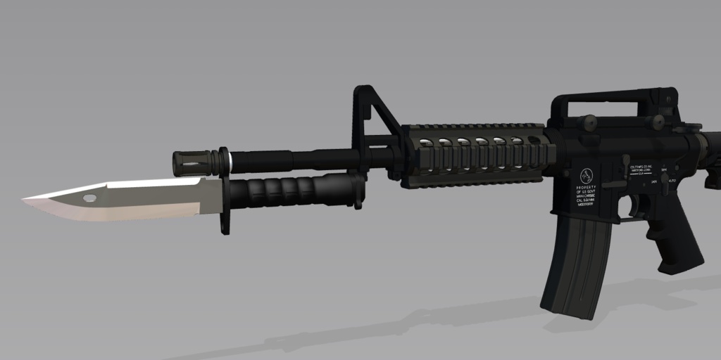 M9 bayonet 【MMDモデル配布】