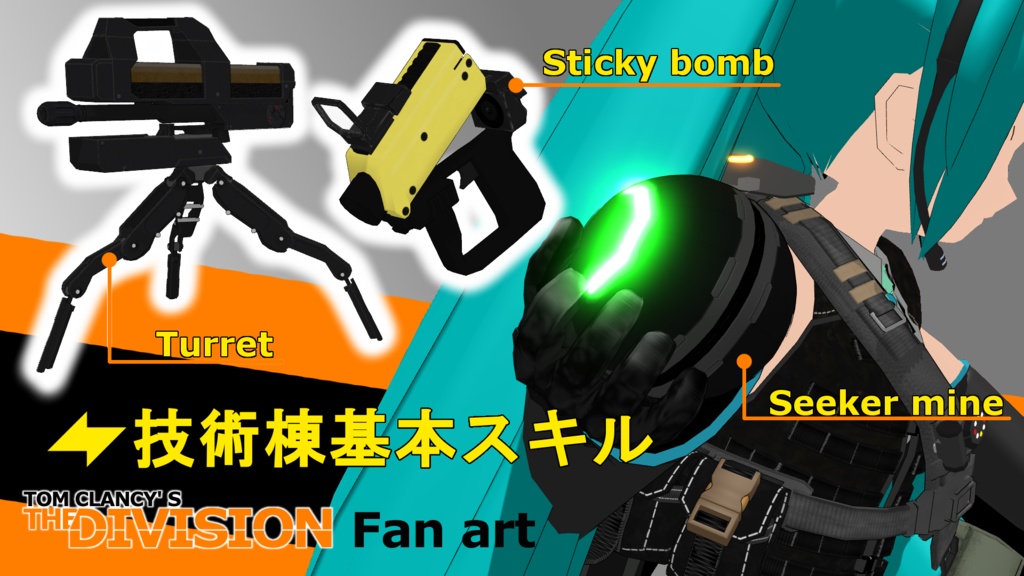 DIVISION 基本スキルセット (MikuMikuDance用データ)