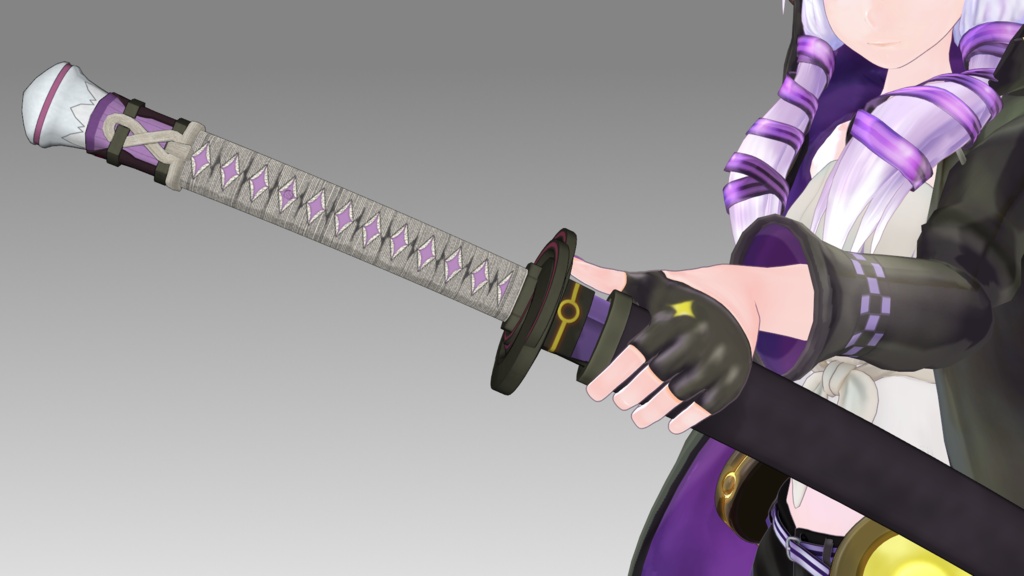 名刀結月 ver1.2.0【MMDモデル配布】