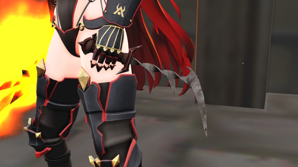 深淵の監視者モチーフのアクセサリー&モーション配布【MMDモデル】