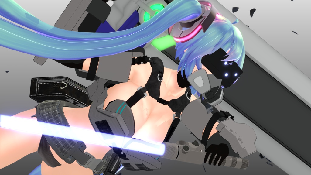 Target locator【MMDモデル配布】