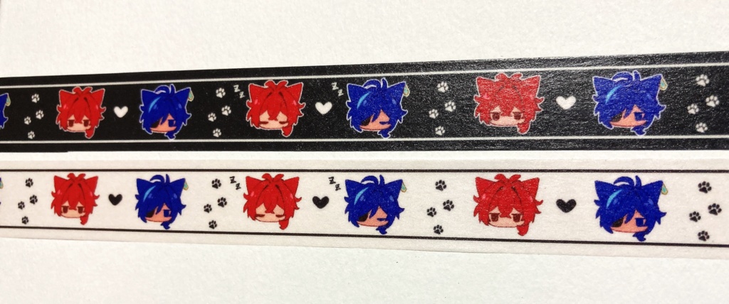 ネコミミ義兄弟マスキングテープ