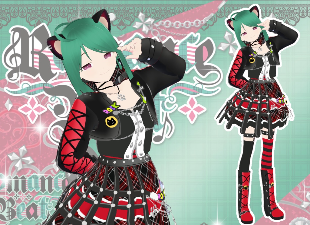 Punk Cat Red Coord パンクキャットレッドコーデ - Kiratto Pri☆Chan キラッとプリ☆チャン