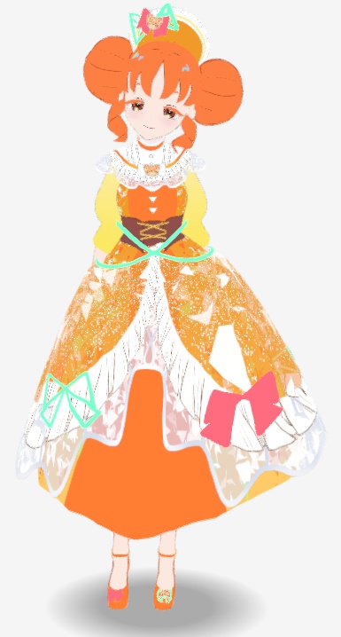 Free Vroid model - Rinrin Shinomiya Buzzlume 四之宮リンリン バズリウム - Himitsu no Aipri ひみつのアイプリ