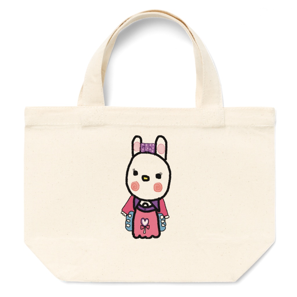 天使のうさぎトートバッグ