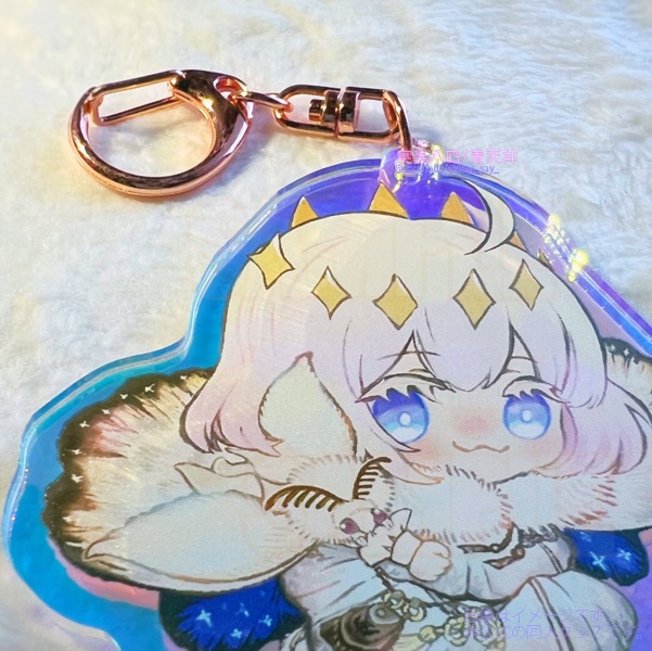 オベロンオーロラアクリルキーホルダー