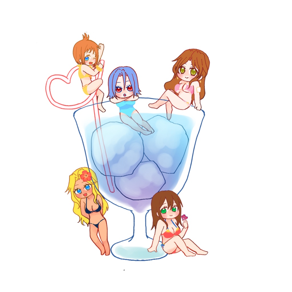 南国育ちアクリルキーホルダー